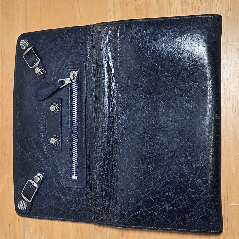 Balenciaga Motocross Le City Lambskin Long Wallet - Picture 2 of 8